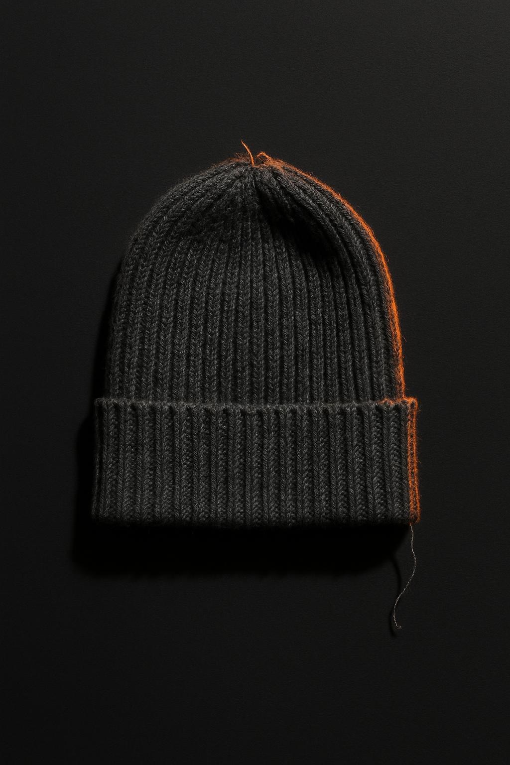 Raw Hem Beanie
